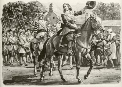 John Hampden (litografia a cores) de C.L. Doughty