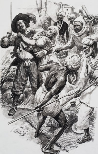 Cavaleiro e odalisca de C.L. Doughty