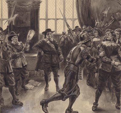 Oliver Cromwell expulsa os restantes membros da Câmara dos Comuns de C.L. Doughty