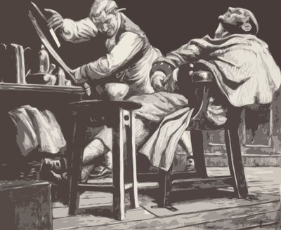 Sweeney Todd (litografia) de C.L. Doughty