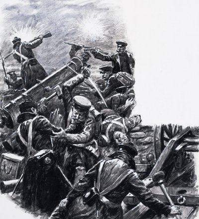 A Batalha de Inkermann, Carga dos Guardas de C.L. Doughty
