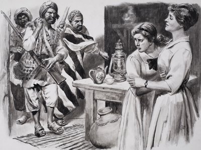 A Heroína de Peshawar (guache sobre papel) de C.L. Doughty