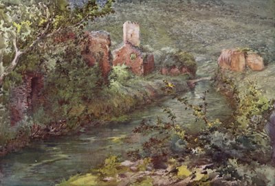 O Castelo de Ninfa (lito colorido) de C.T.G. Formili