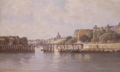 A ponte em Le Estacade, Paris de C.T. Guillermot
