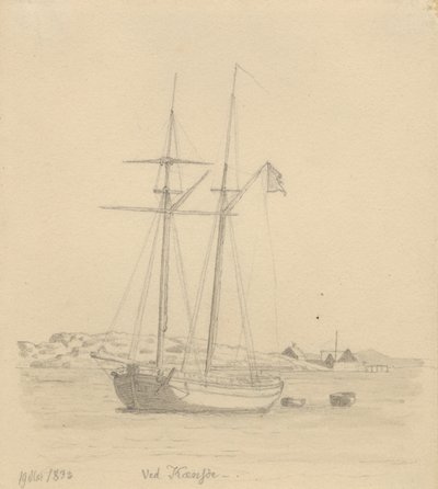 Uma escuna de Christoffer Wilhelm Eckersberg