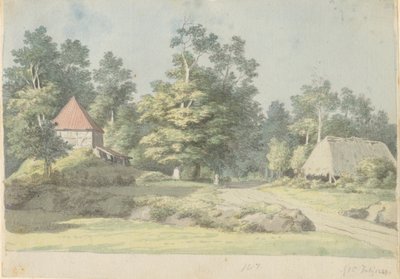 Uma olaria em Møn de Christoffer Wilhelm Eckersberg