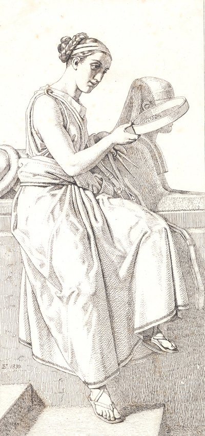 Razão. Figura alegórica de Christoffer Wilhelm Eckersberg