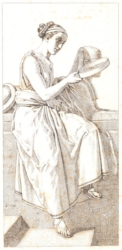 Razão. Figura alegórica de Christoffer Wilhelm Eckersberg