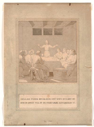 A Ceia de Christoffer Wilhelm Eckersberg