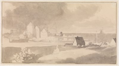 Prospecto de Korsør de Christoffer Wilhelm Eckersberg