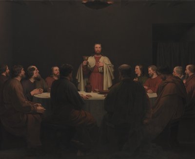 A última Ceia. Retábulo de Christoffer Wilhelm Eckersberg