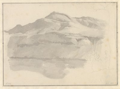 Vista do Lago Albano de Christoffer Wilhelm Eckersberg