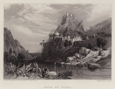 Ruínas na Ettaia (cor litho) de C. (after) Stanfield