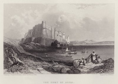 O Forte de Agra (cor litho) de C. (after) Stanfield
