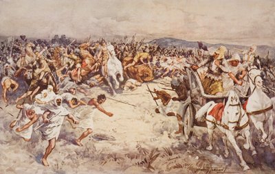 The Battle of Issus, ilustração de 