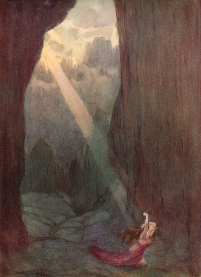 Através do Vale (cor litho) de C. Dudley (after) Tennant