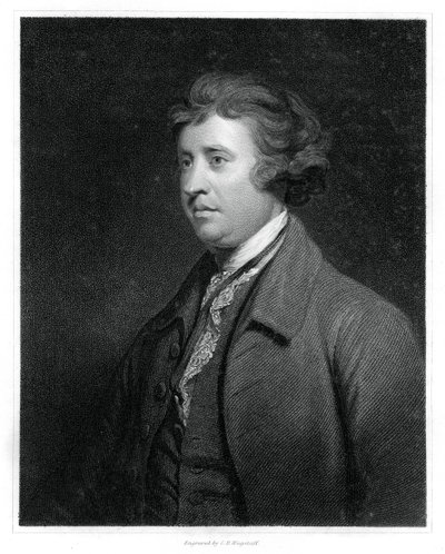 Edmund Burke, estadista anglo-irlandês, autor, orador, teórico político e filósofo, 1834. de C. E. Wagstaff