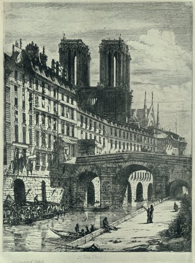 Le Petit Pont, 1915 de C. H. Meryon