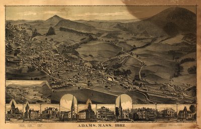 Adams, Massachusetts - 1882 LOC 91680093 de C. J. Philadelphia Publishing House; Corbin