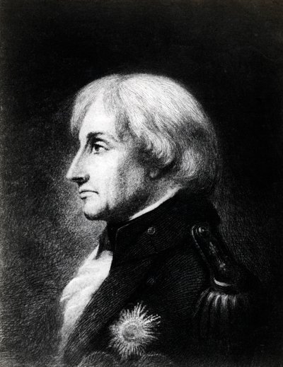 Lord Nelson em Merton House no início de setembro de 1805, século 19 de C John M Whichelo