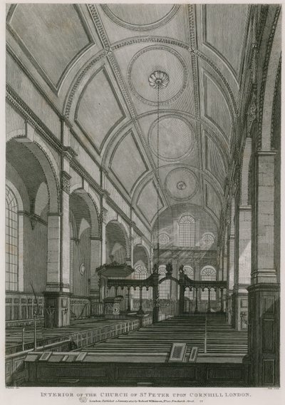 Igreja de St Peter upon Cornhill, Londres de C. John Mayle Whichelo