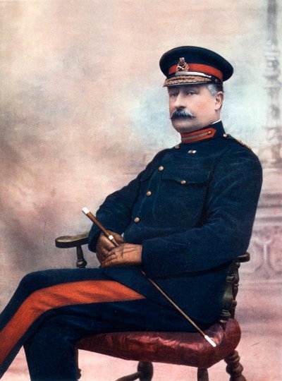 Major-general Charles Edmond Knox, comandando a 12ª Brigada, África do Sul, 1902. de C Knight