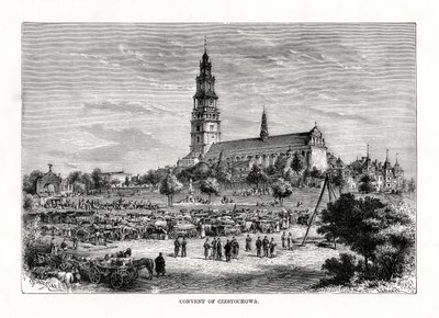 Convento de Czestochowa, Polônia, 1879 de C. Laplante
