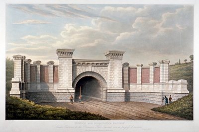 Primrose Hill Tunnel da London and Birmingham Railway, 1837 de C Rosenberg