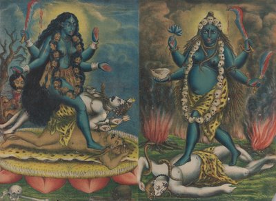 Kali Tara, ca. 1885-90. de Calcutta Art Studio
