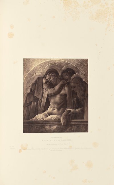 Uma "Pieta", de C. Crivelli de Caldesi and Montecchi