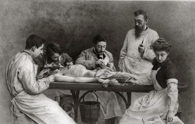 Um fim na escola prática, 1902 de Camille Felix Bellanger