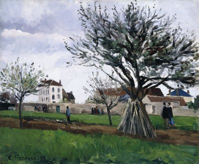 Macieiras em Pontoise de Camille Jacob Pissarro