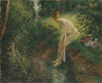 Banhista no Bosque, 1895 de Camille Jacob Pissarro