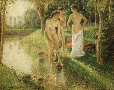 Banhistas, 1896 de Camille Jacob Pissarro