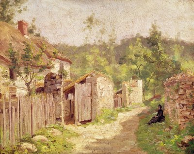 Casa Daumier em Valmondois de Camille Jacob Pissarro