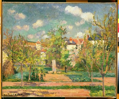 Jardim, c.1876 de Camille Jacob Pissarro