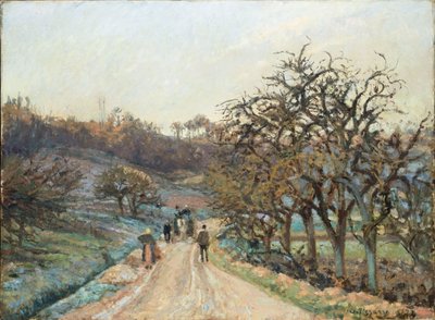 Pomar perto de d "Osny, Pontoise, 1874 de Camille Jacob Pissarro
