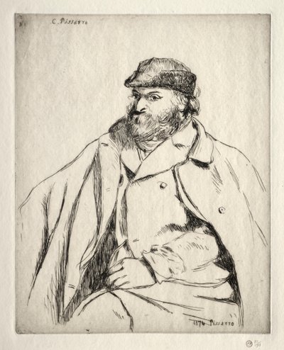 Paul Cezanne, 1874. de Camille Jacob Pissarro