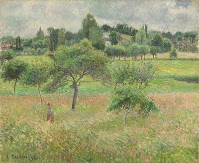Macieiras em Éragny, 1894 de Camille Jacob Pissarro