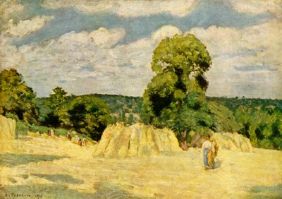 A colheita, 1876, 1939. de Camille Jacob Pissarro