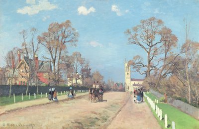 A Estrada para Sydenham de Camille Jacob Pissarro
