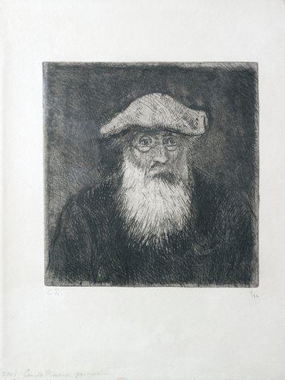 Camille Pissarro, sozinho, c1890 de Camille Pissarro