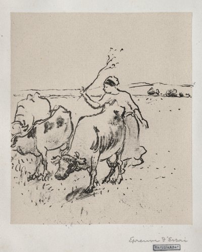 Vaqueira de Camille Pissarro