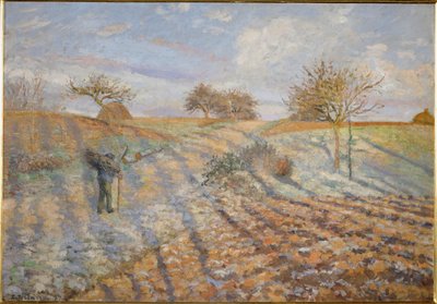 Gelee blanche (Geada) (óleo sobre tela) de Camille Pissarro