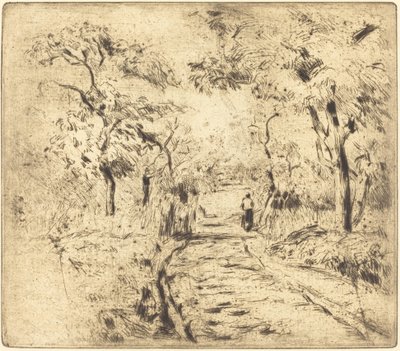 In the Fields at Ennery (Dans les champs, a Ennery) de Camille Pissarro