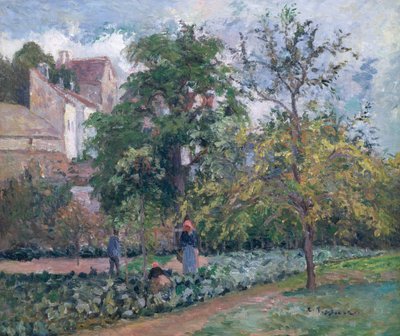 Orchard at Maubisson, Pontoise de Camille Jacob Pissarro