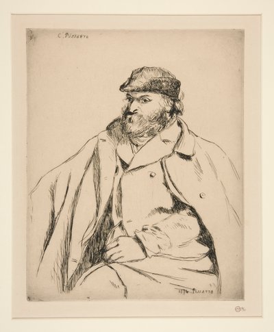 Paul C?zanne (Retrato de C?zanne) de Camille Pissarro