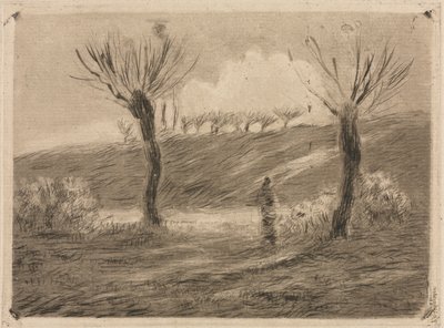 Sol poente de Camille Pissarro