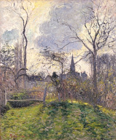 A Torre do Sino de Bazincourt de Camille Pissarro