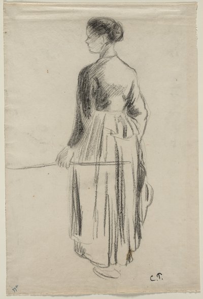 A Vaqueira, Eragny de Camille Pissarro